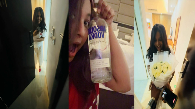 Sexy Drinking Faria – Bathing Fucking Mms Part 3