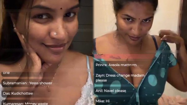Mallu Makeup Artist Reshma Premium Live – Bra Removed