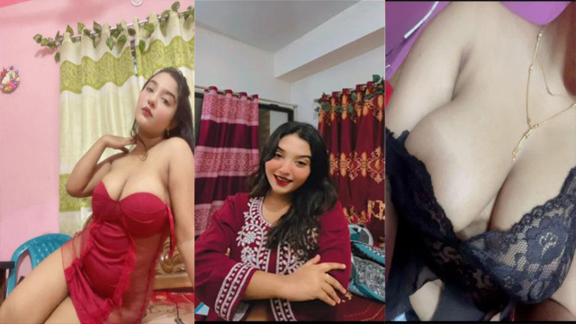 Bengali Babe Pressing Boobs & Showing Pussy