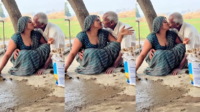 The village daughter in law father in law kissed videos