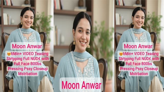 Moon Anwar Pakistani Tiktoker 6Min+ Premium Live Teasing Porn Video