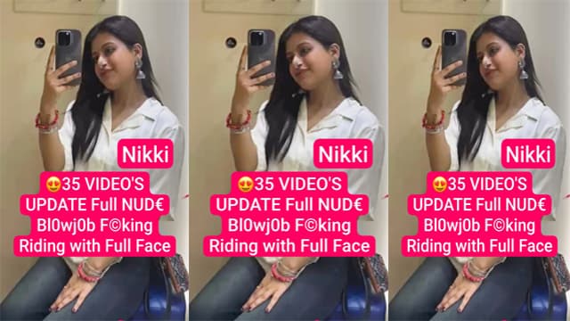 Niharika Nikki Most Blowjob Hard Fuck Riding Full Face Viral