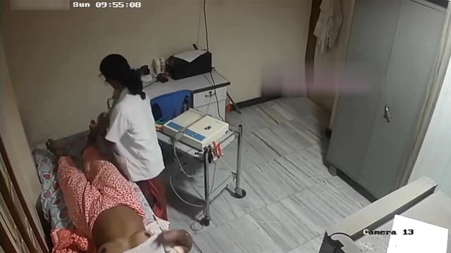 Horny Tamil Aunty Big Boobs Nurse Cream Leg CCTV Viral