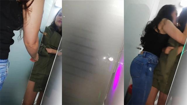 Bengaluru girls ke beech – washroom mein hua hot Lesbian Sex