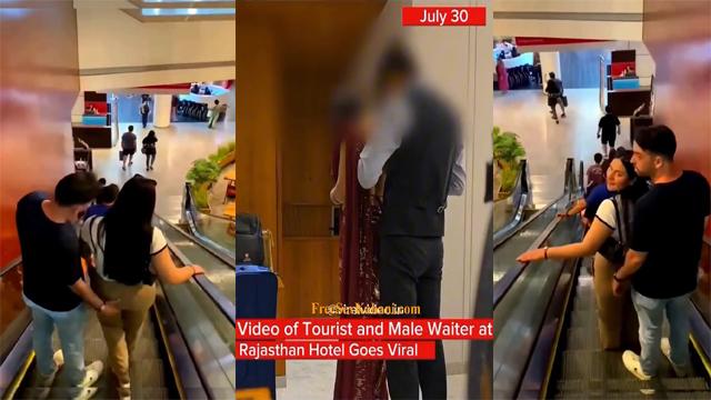 Bhabhi provoked waiter for sex in hotel in Rajasthan Leak