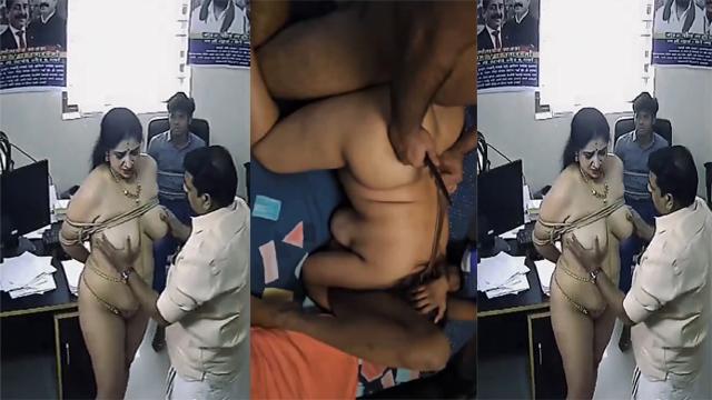 Hidden Cam Punishes Manager Strips His Colleague Naked in Public