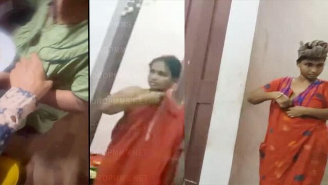 Nasty Mallu Aunty Boobs Pressed and Spyed Cam Video Leaked